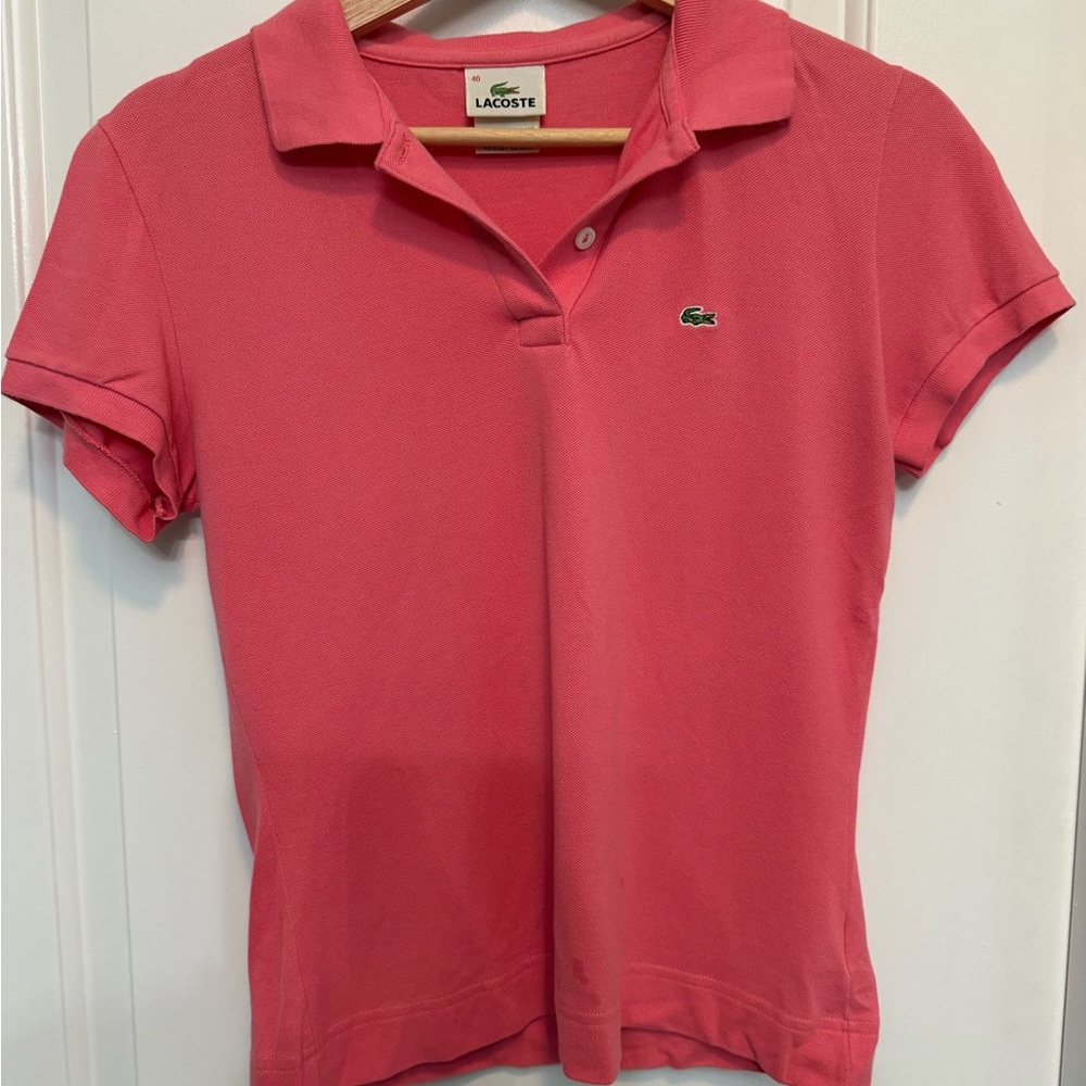 Lacoste Women's Coral Polo Shirt